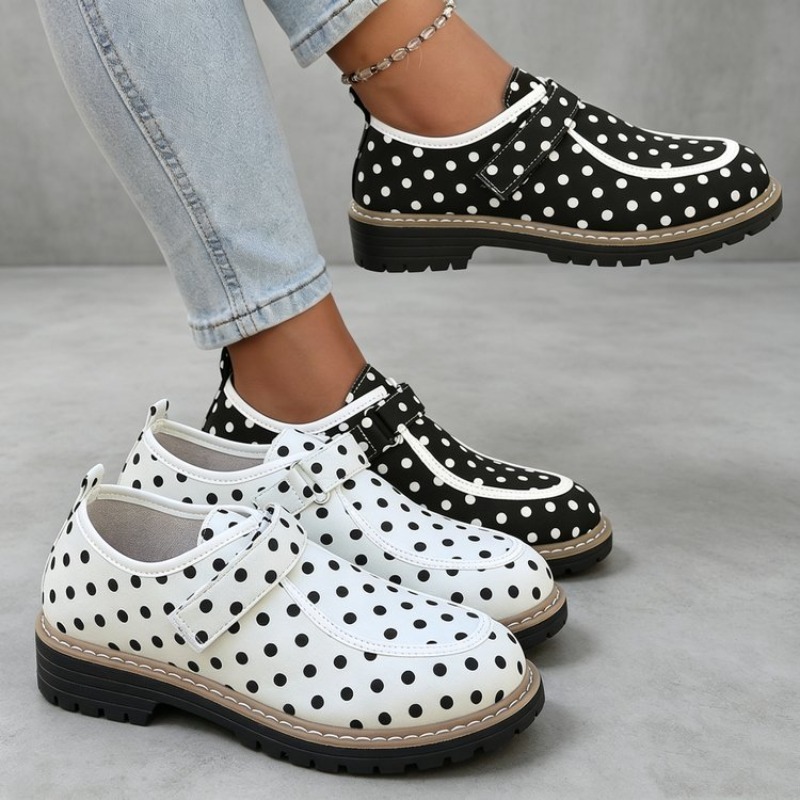 Velcro Hook Loop - Zapatos Casuales de Lona para Primavera