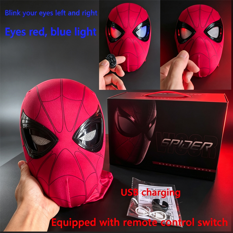 Cosplay Fire Prop - Nueva Máscara Electrónica de Spider-Man a