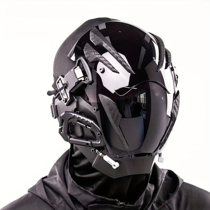 Cosplay Prop Designer - Máscara futurista cyberpunk, accesorios de disfraz