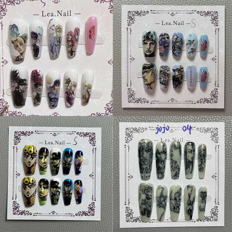 Cosplay Fire Prop - JOJO Nail Art estudiante Anime figura