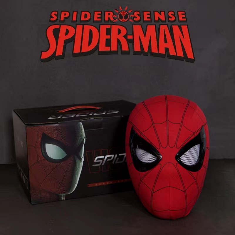 Cosplay Fire Prop - Máscara de Superhéroe/Casco de Spider-Man, Disfraz
