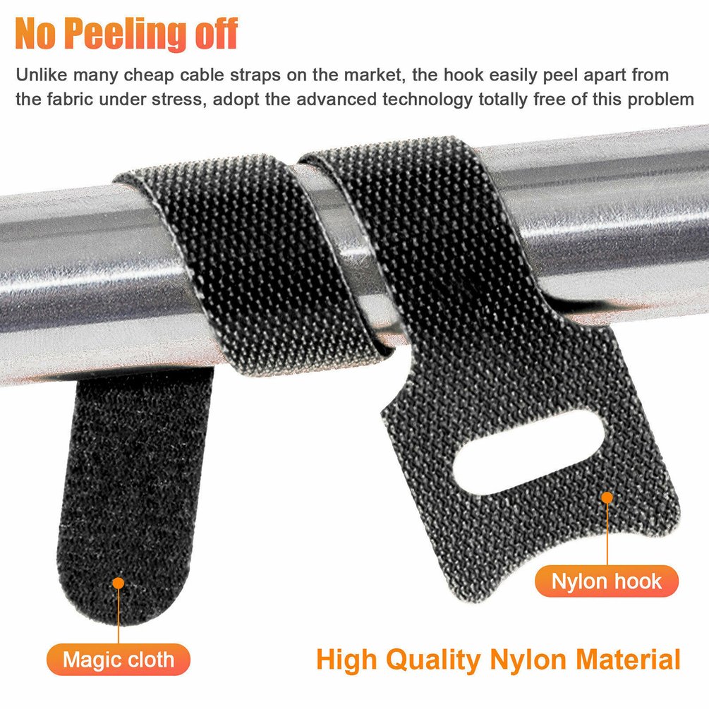 Velcros para cables, correas d - Velcro Hook Loop reseña y precio