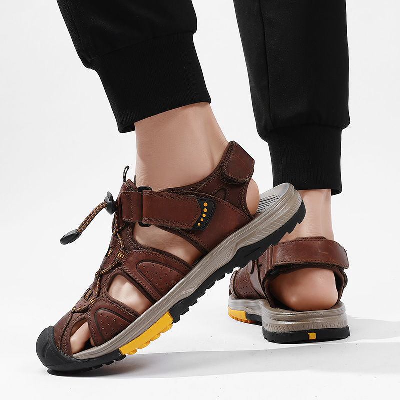 Sandalias de playa informales  - Velcro Hook Loop reseña y precio