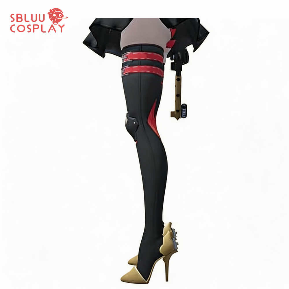SBluuCosplay Botas de Cosplay  - Burnice Cosplay Prop reseña y precio